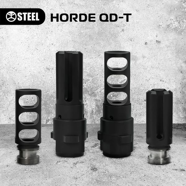 HORDE QD-T - швидкоз'ємний титановий саундмодератор на АК 74 HORDE QD-T АК фото