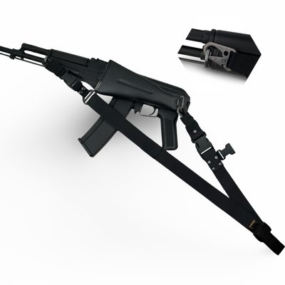 Ремінь збройовий одно/двоточковий RAGNAROK "ODIN" "carbine " Чорний RT-1-B фото