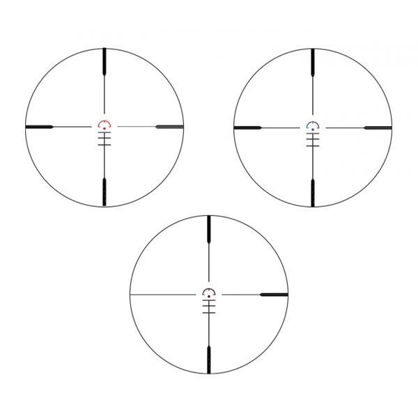 Приціл коліматорний KONUS SIGHT-PRO PTS2 3x30 (призматичний), 2.8 MOA, червона / синя точка 241544 фото