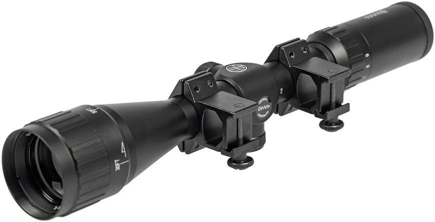 Приціл оптичний Hawke Fast Mount 3-9x40 AO з сіткою Mil-Dot і кільцями Weaver IBIS-39860489 фото