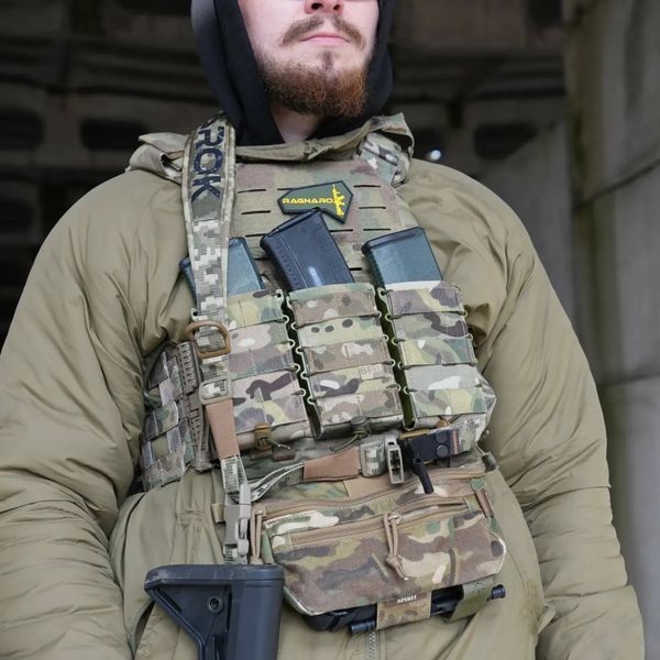 Збройовий ремінь RAGNAROK "KRAKEN" Gen.2 QD (Триточковий) Піксель KRAKEN-G2-QD-P фото