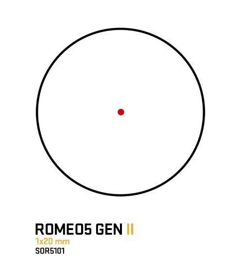 Коліматорний приціл Sig Sauer Romeo5 Gen II Red Dot (SOR5101) AA-0015235 фото
