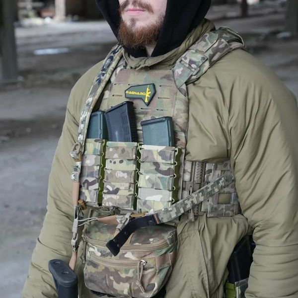 Збройовий ремінь RAGNAROK "KRAKEN" Gen.2 Carbine (Триточковий) Піксель KRAKEN-G2-CARBINE-P фото